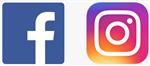 Facebook and Instagram icons 